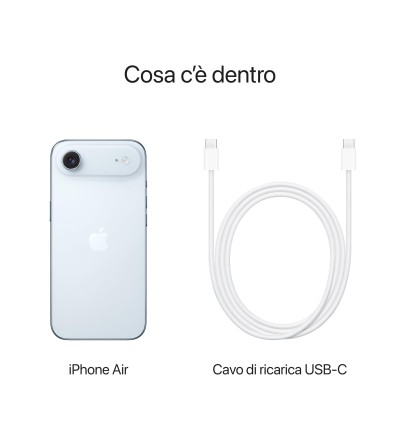 APPLE Apple iPhone Air 512GB 6,5 Colore Sky Blue Garanzia Italia 24 Mesi
