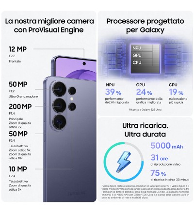 Samsung Samsung Galaxy S26 Ultra 6.9 12GB 512GB 5G Colore Black Garanzia Europa Samsung Samsung Galaxy S26 Ultra 6.9 12GB 512GB 5G Colore Black Garanzia Europa