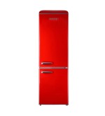 Nikkei Nikkei GNCBV310RE Frigorifero Combinato RETRO’ 300 L Ventilato H 192 Cm Classe E Rosso