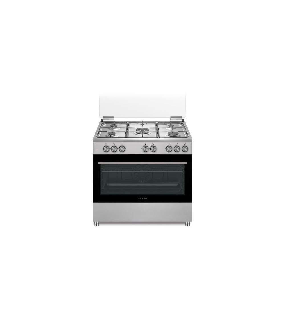 Schaub Lorenz Schaub Lorenz Cucina 90x60 5 Fuochi Gas Forno Gas 101L Multifunzione Grill Classe A Inox Schaub Lorenz Schaub Lorenz Cucina 90x60 5 Fuochi Gas Forno Gas 101L Multifunzione Grill Classe A Inox