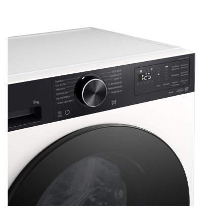 LG LG F2NX50S9THB Lavatrice Slim 9 kg Centrifuga 1200 Inverter Vapore Wi-Fi AI Classe A-30%
