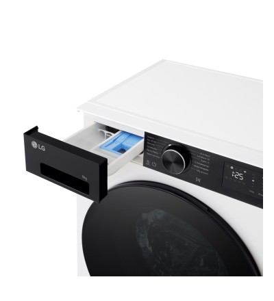 LG LG F2NX50S9THB Lavatrice Slim 9 kg Centrifuga 1200 Inverter Vapore Wi-Fi AI Classe A-30%