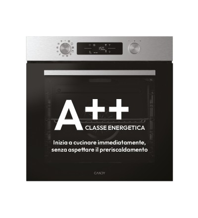 Candy Candy CA6N3B1HTX Forno Elettrico da Incasso Termoventilato 78 L Classe A++ Nero/Acciaio inox – CA6 N3B1HTX