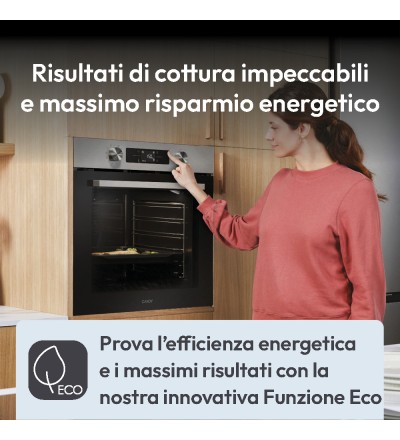 Candy Candy CA6N3B1HTX Forno Elettrico da Incasso Termoventilato 78 L Classe A++ Nero/Acciaio inox – CA6 N3B1HTX