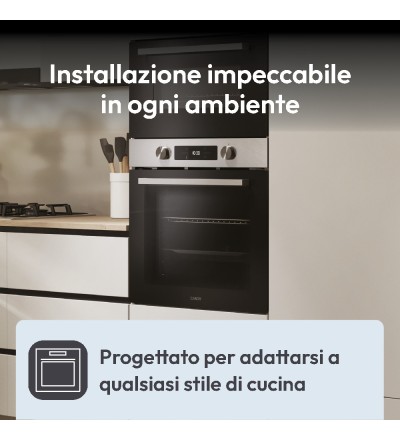 Candy Candy CA6N3B1HTX Forno Elettrico da Incasso Termoventilato 78 L Classe A++ Nero/Acciaio inox – CA6 N3B1HTX