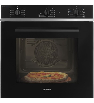 SMEG Smeg SF64M3S1PZB Forno Elettrico da incasso 65 L Multifunzione Ventilato Vapore Classe A Nero