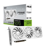 ASUS PRIME GeForce RTX 5070 OC Edition 12GB GDDR7 Bianca Scheda Video PCIe 5.0 192 Bit 3 Ventole Axial Tech HDMI 2.1 DisplayPor