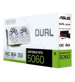ASUS Dual GeForce RTX 5060 OC White 8GB GDDR7 Scheda Video NVIDIA PCIe 5.0 ASUS Dual GeForce RTX 5060 OC White 8GB GDDR7 Scheda Video NVIDIA PCIe 5.0