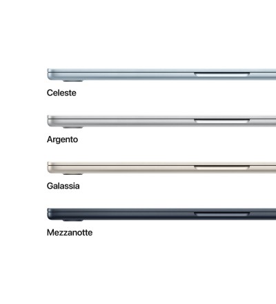 APPLE Apple MacBook Air 2026 15 M5 10C/10G 16GB 1TB Sky Blue Garanzia Italia 24 Mesi