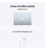 APPLE Apple MacBook Air 2026 15 M5 10C/10G 16GB 1TB Sky Blue Garanzia Italia 24 Mesi
