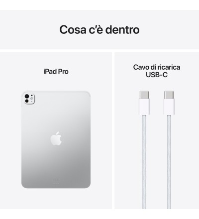 APPLE Apple iPad Pro 2025 6Gen 11 512GB M5 Silver ITA MDWN4TY/A APPLE Apple iPad Pro 2025 6Gen 11 512GB M5 Silver ITA MDWN4TY/A