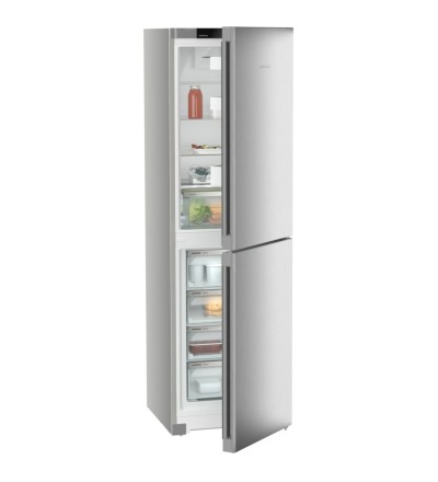 Liebherr Liebherr CNsfd 5704 Pure Frigorifero Combinato NoFrost 348L Classe D Argento Libera Installazione EasyFresh DuoCooling