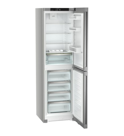 Liebherr Liebherr CNsfd 5704 Pure Frigorifero Combinato NoFrost 348L Classe D Argento Libera Installazione EasyFresh DuoCooling
