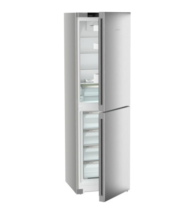 Liebherr Liebherr CNsfd 5704 Pure Frigorifero Combinato NoFrost 348L Classe D Argento Libera Installazione EasyFresh DuoCooling