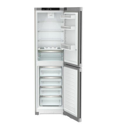 Liebherr Liebherr CNsfd 5704 Pure Frigorifero Combinato NoFrost 348L Classe D Argento Libera Installazione EasyFresh DuoCooling