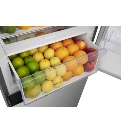 Hisense Hisense RB440N4ACA Frigorifero Combinato 336 Litri Classe A Total No Frost Inox Libera Installazione Congelatore Inferio