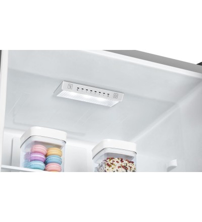 Hisense Hisense RB440N4ACA Frigorifero Combinato 336 Litri Classe A Total No Frost Inox Libera Installazione Congelatore Inferio