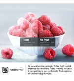 Hisense Hisense RB440N4ACA Frigorifero Combinato 336 Litri Classe A Total No Frost Inox Libera Installazione Congelatore Inferio
