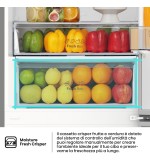 Hisense Hisense RB440N4ACA Frigorifero Combinato 336 Litri Classe A Total No Frost Inox Libera Installazione Congelatore Inferio