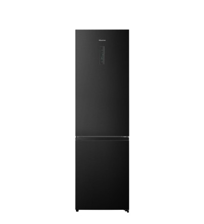 Hisense Hisense RB440N4AFD Frigorifero Combinato Total No Frost 336L Classe D Nero Compressore Inverter 200cm