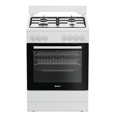 Indesit Indesit I6GGKMW Cucina a Gas 60 cm 4 Fuochi Forno a Gas 64 Litri Bianco Classe A
