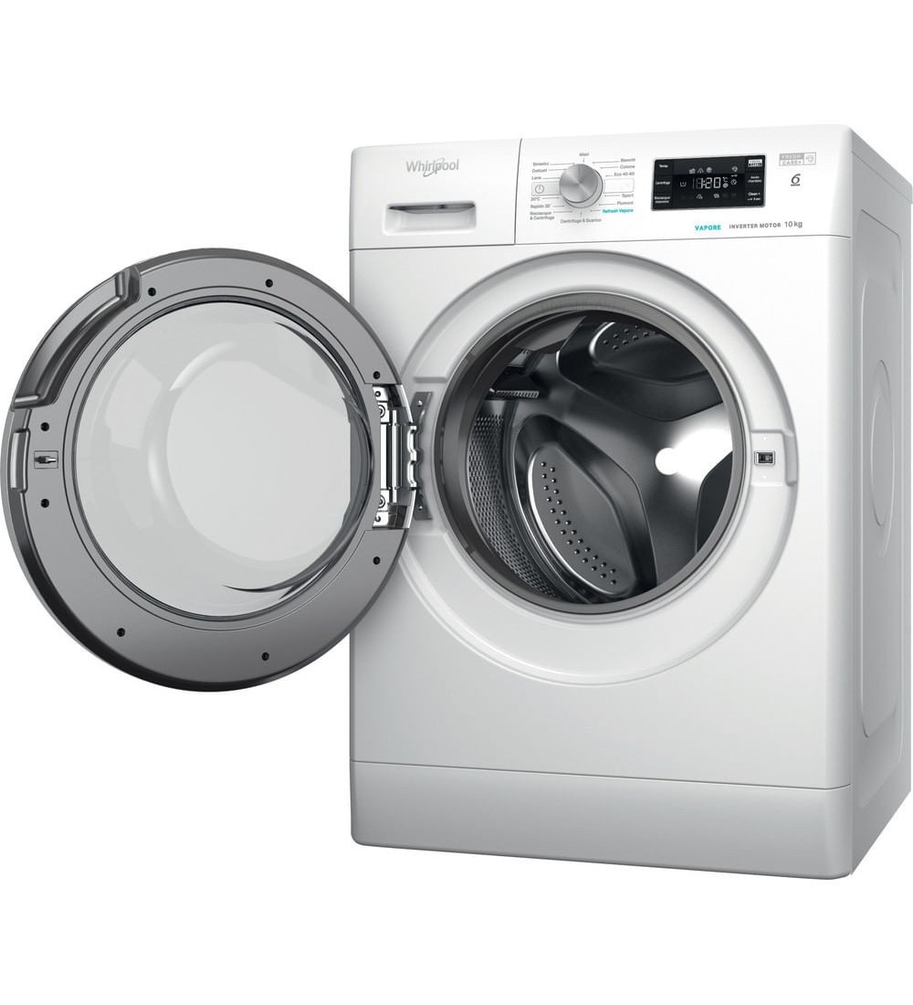 WHIRLPOOL LAVATRICE 10KG 6°SENSO INVERTER A-20% 1400G. FFB 1048 BSV IT WHIRLPOOL LAVATRICE 10KG 6°SENSO INVERTER A-20% 1400G. FFB 1048 BSV IT