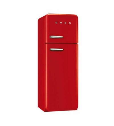  DCG FRIGO DOPPIA PORTA LINEA RETRO' 110LT E ROSSO MF110RCDP