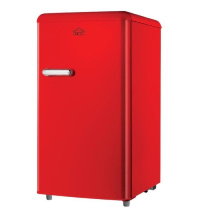 DCG FRIGO MONOPORTA LINEA RETRO' 100LT E ROSSO MF100R