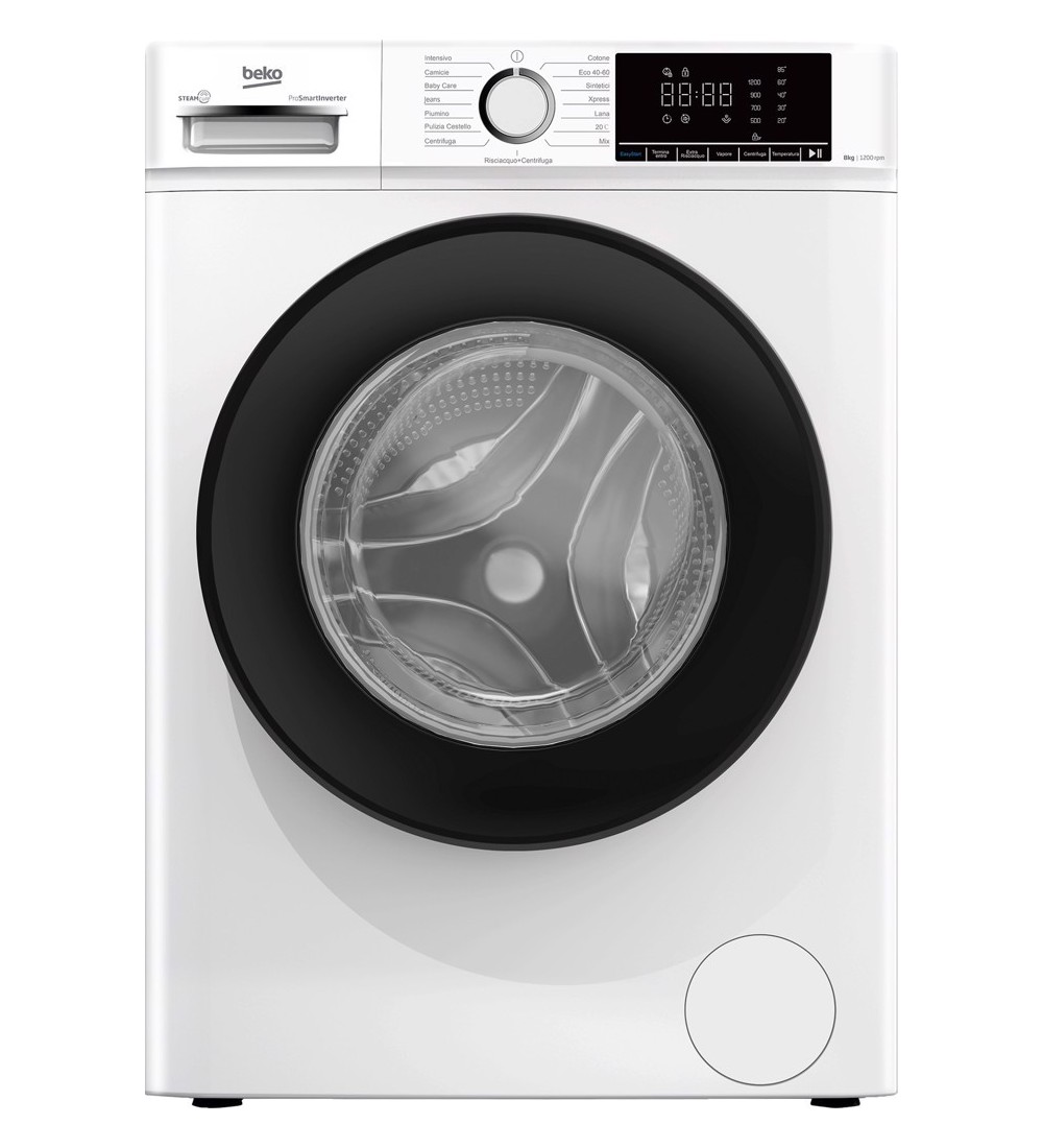 BEKO LAVATRICE 8KG INVERTER VAPORE A 1200GIRI BMX8126DB BEKO LAVATRICE 8KG INVERTER VAPORE A 1200GIRI BMX8126DB