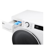 LG LG Lavasciuga Slim D2R5S09TSWW 9 5 kg AI DD Classe E 1200 Giri TurboWash 360 Vapore Allergy Care Bianca