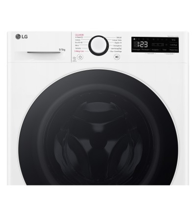 LG LG Lavasciuga Slim D2R5S09TSWW 9 5 kg AI DD Classe E 1200 Giri TurboWash 360 Vapore Allergy Care Bianca