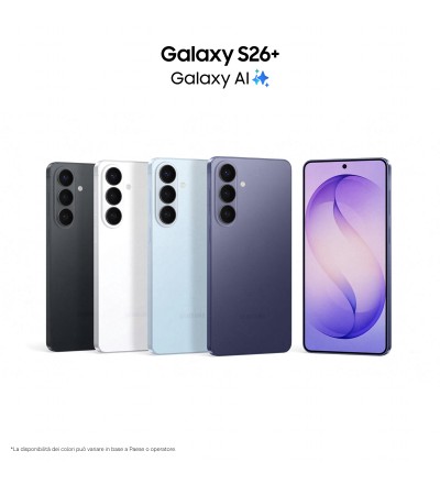 Samsung Samsung Galaxy S26+ 12GB 256GB 6.7 5G Colore Black Garanzia Europa 24 Mesi Samsung Samsung Galaxy S26+ 12GB 256GB 6.7 5G Colore Black Garanzia Europa 24 Mesi