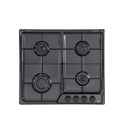 De'Longhi De’Longhi FFN46ASV Piano Cottura da incasso a Gas 4 Fuochi 60 Cm Smaltato Nero