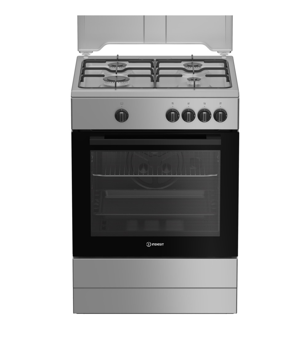 Indesit Indesit I6GGKMS Cucina a Libera installazione 60×60 Piano Gas Forno a Gas 64 L Classe A Silver Indesit Indesit I6GGKMS Cucina a Libera installazione 60×60 Piano Gas Forno a Gas 64 L Classe A Silver