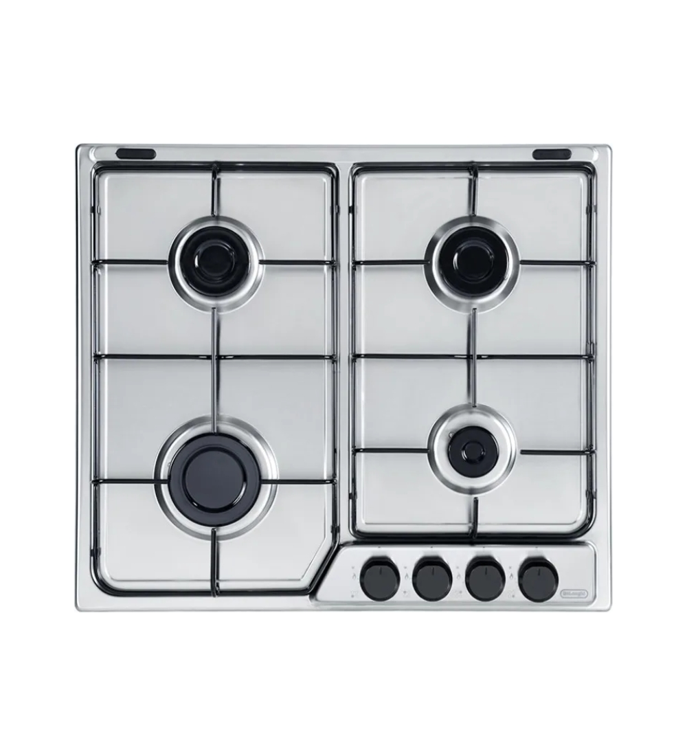 DE LONGHI De’Longhi FFA46ASV Piano Cottura da incasso a Gas 4 Fuochi 60 Cm Inox DE LONGHI De’Longhi FFA46ASV Piano Cottura da incasso a Gas 4 Fuochi 60 Cm Inox