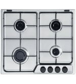 DE LONGHI De’Longhi FFA46ASV Piano Cottura da incasso a Gas 4 Fuochi 60 Cm Inox