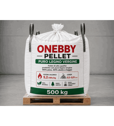 Pellet in Big Bag da 500 kg Puro Legno Vergine Pino Abete e Faggio nostra produzione Preordine Disponibile Pellet in Big Bag da 500 kg Puro Legno Vergine Pino Abete e Faggio nostra produzione Preordine Disponibile