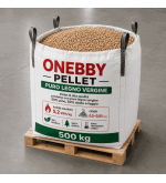 Pellet in Big Bag da 500 kg Puro Legno Vergine Pino Abete e Faggio nostra produzione Preordine Disponibile