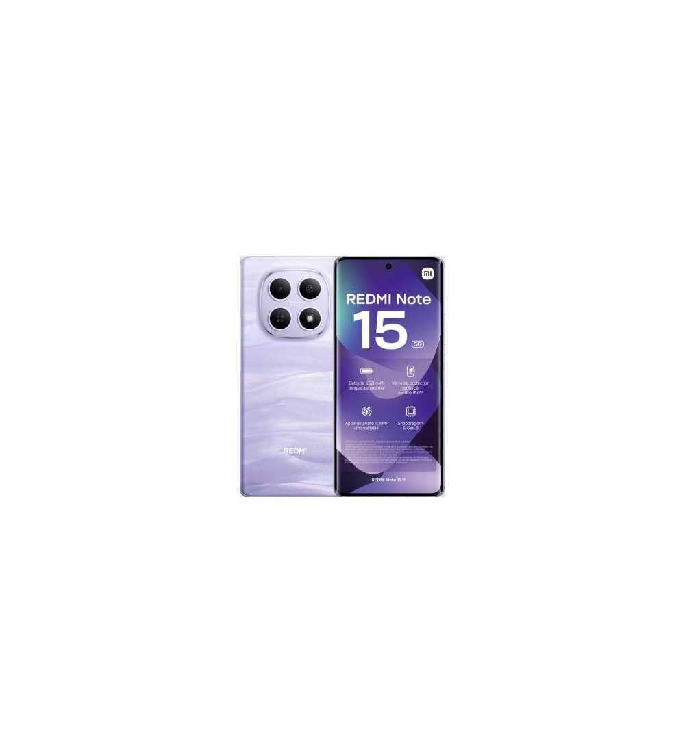 Xiaomi Xiaomi Redmi Note 15 6.77 6GB RAM 128GB 5G Mist Purple Garanzia Europa 24 Mesi Xiaomi Xiaomi Redmi Note 15 6.77 6GB RAM 128GB 5G Mist Purple Garanzia Europa 24 Mesi